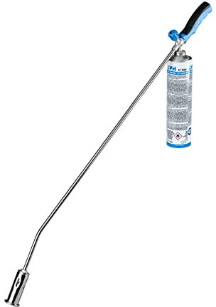 CFH Bio-Gärtner CW 3300 Abflammgerät inkl. Gasdose 600 ml – Unkrautverbrenner Gas Anwendung, 2,87 kW bei mehr als 1.100 °C Flammentemperatur, Auch als Grillanzünder geeignet