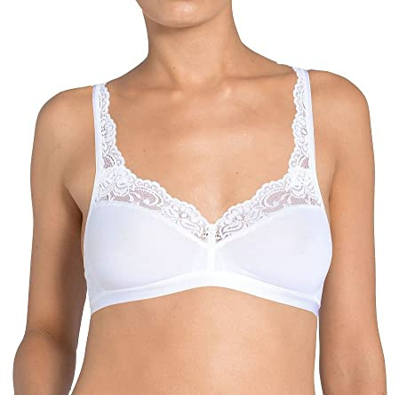 Sloggi Women's Romance Non-Wired Bra White, 36C