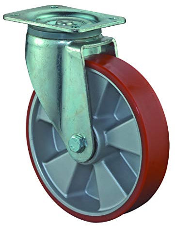 BS Rollen Rueda giratoria para cargas pesadas D.250mm Trgf.1000kg GU 135mm 110mm