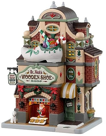 Lemax Christmas Village St. Nick Wooden Shoe Shop - 35069