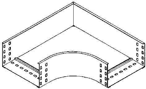 Niedax Bogen Res 110.100 RL Bogen für Kabelrinne 4013339251803