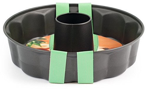 Guardini ARIANNA Moule à savarin 26 Acier antiadhésif Noire Diamètre 26 cm