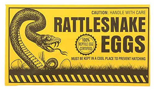 24 PACK RATTLESNAKE EGGS - Great gag item - NEW!!! Y