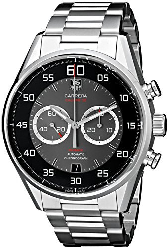 TAG Heuer Carrera Caliber 36 Herren-Armbanduhr CAR2B10.BA0799, Chronograph, Silberfarben, Chronograph
