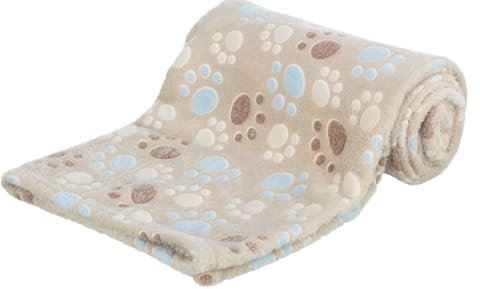 Trixie 37202 Fleecedecke Laslo, 100 x 70 cm, beige