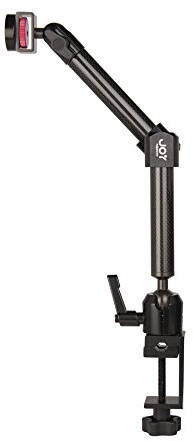 The Joy Factory - Support Tablette Fixation Fauteuil Roulant à 2 Bras Longs - Fibre de carbone - MMU109