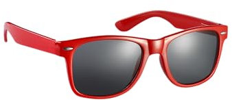 Komonee Red Drifter Sunglasses Classic Style Retro Sun Shades Eye Glasses UV400 Protection Unisex For Men Women Golf Cycling Sports Fishing Travel