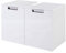 Schildmeyer Waschbeckenunterschrank Rilana 130513, weiß Glanz, 46,5 x 65x 35 cm