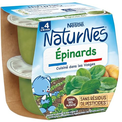 NESTLÉ BÉBÉ - ÉPINARDS DES 4-6 MOIS 2x130g