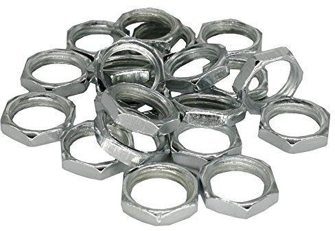 20x Sechskantmutter M10x1 SW12 H.3mm ISO-Feingewinde DIN 13-5 verzinkt Schlüsselmutter Gewindemutter