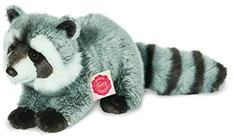 Teddy Hermann 92529 Waschbär 29 cm, Kuscheltier mit idealem Recyclinganteil (Füllmaterial)