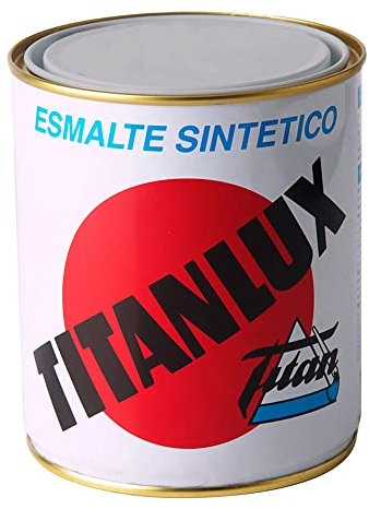 ESMALTE SINTÉTICO BRILLANTE GRIS PERLA 750ml TITANLUX 001050934