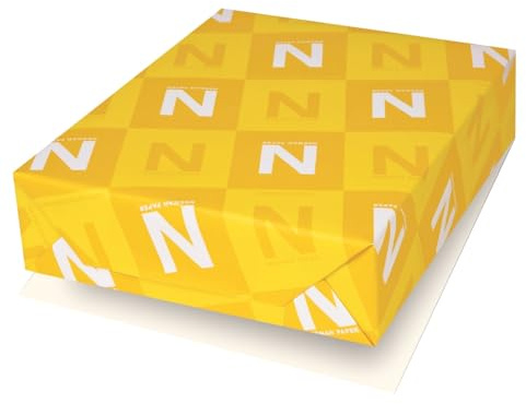 Neenah Paper 01345 Classic Crest Premium Paper, 24 lb, 8.5 x 11 Inches, White, 500 Sheets per Ream, Classic Natural White