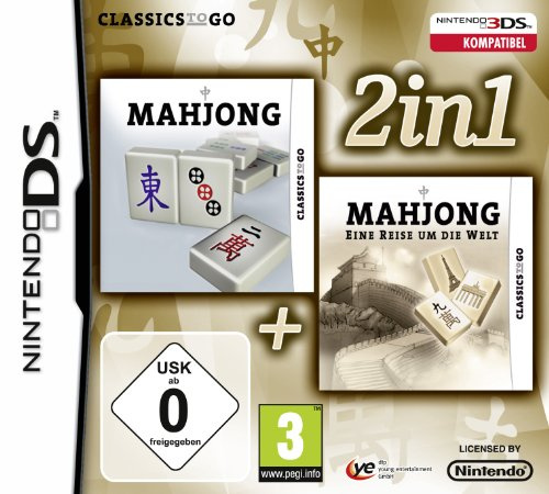 2 in 1: Mahjong + Mahjong - Eine Reise um die Welt - [Nintendo DS]