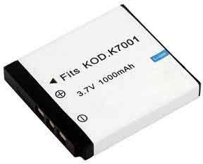 Battery for Kodak EasyShare M320, M340, M341, M753, M763, M853, M863, M893 IS, M1063, M1073 IS, MD41, MD853, MD863, MD1063, MX1063, V550, V570, V610 and V705 Camera - Replacement for KLIC-7001 Battery