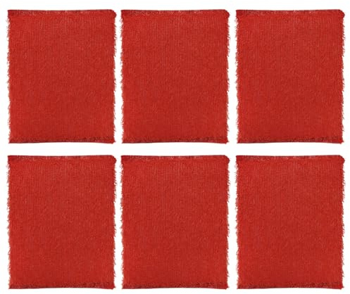 LOLA Scruffy Jumbo Scouring Pad, 6 Pack, eusable Cleaning Pads, Wire Cloth w/Foam Sponge Core, Won't Scratch Most Surfaces, Assorted Colors