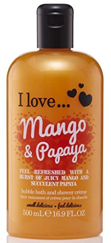 I Love. Mango & Papaya Bubble Bath And Shower Creme 500ml