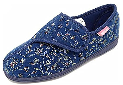 Dunlop Women's Slippers, Navy, 7 UK