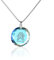 Silberkette Halskette 925 Silber Sternzeichen Tierkreiszeichen Krebs hergestellt mit Swarovski®Kristall