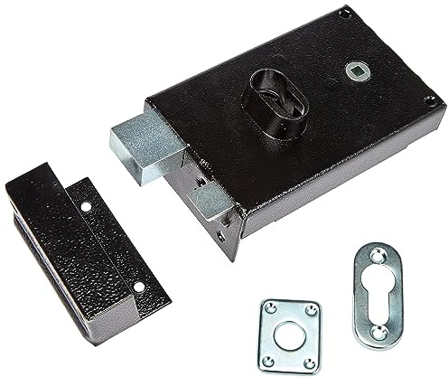 Abus fe9762207 a sa H CE G – Cerradura de sobreponer con asa Horizontal y cierre con llave, para apertura exterior izquierda 88 x 140