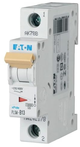 Eaton PLSM-B13-MW Leitungsschutzschalter 13A 1-polig 1p B-Charakteristik LS-Schalter ( 242178 ALT 244706 )
