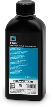 ERRECOM Bluet, Turafalle per Risolvere Le Perdite di Liquido dal Radiatore e dagli Impianti di Raffreddamento degli Autoveicoli e dei Motocicli, Flacone da 250 mL