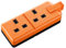 Permaplug By Masterplug ELS132O-01 Steckdosenleiste mit zwei Steckdosen, ohne Stecker und Kabel, 13 A, orange