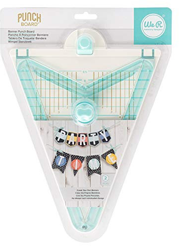 We R Memory Keepers Banner Punch Board, Blue