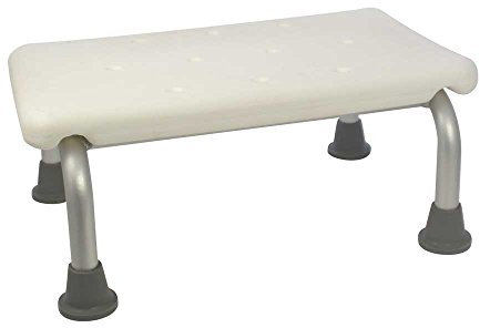 Behrend Badewannen-Trittstufe, Fußtritt, Tritthocker, Einstiegshilfe, weiß, bis 130 kg