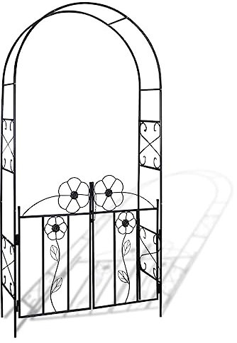 vidaXL Rosenbogen Rankgitter Rosensäule Spalier Pergola Gartenbogen Torbogen
