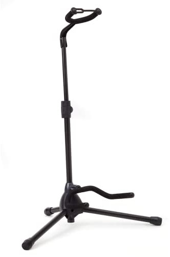 Hola! Music Gitarrenständer für Akustikgitarre, E-Gitarre, Bass, Ukulele, Mandoline, Banjo etc. – verstellbare Passform – leicht und stabil