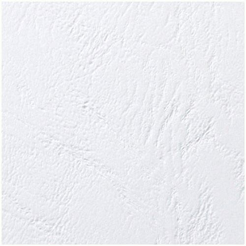 GBC LeatherGrain Leder Korn Abdeckplatten, A4 (250g / m2, weiß, 100 Stück)