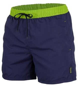 ZAGANO Pantaloncini da Nuoto e da Sport, Costume da Bagno da Uomo, Corti, Prodotti nell'UE, Resistenti e Comodi, 5014, Blu Scuro, M