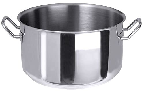 Contacto Professioneller Edelstahl Kochtopf Suppentopf Fleischtopf 32 cm in Gastroqualität extrem robust