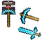 Mattel Minecraft Espada y pico de diamante transformable, juguete para niños +6 años (FCW14)