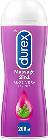 Durex Play Massage 2 in 1 Lubrificante e Gel Massaggiante con Aloe Vera