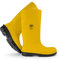 Stivali di Sicurezza di Alta qualità, Uomini, con Tappo in Acciaio e Suola di Sicurezza, Gomma, Soletta incl per Piedi Caldi e asciutti, Cuscinetto & Industria, Giallo, EU 43