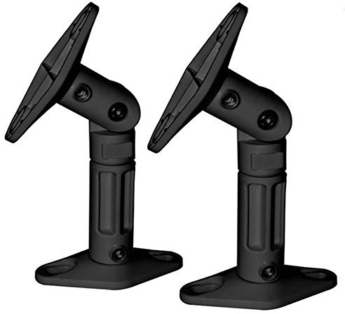 Maclean MC-528 Supporto Staffa Altoparlante da Parete Seti di Due Pezzi Home Cinema HiFi Carico MAX 3.5kg Universale Regolabile