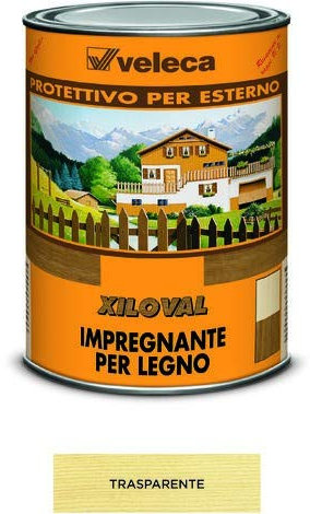 Veleca XILOVAL CERA Trasparente -lt. 1- IMPREGNANTE PROTETTIVO PER ESTERNO finitura cerata
