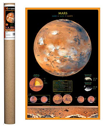 EuroGraphics Mars, Poster 36 x 24 inch