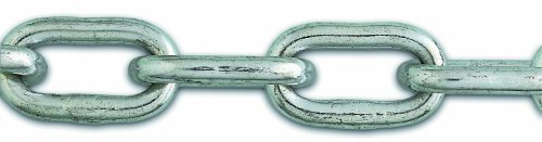Chapuis LVBS4 Cadena soldada de eslabón corto - Acero galvanizado - 75 kg - Diámetro 3,5 mm - Largo 2,5 m