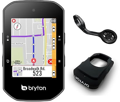 Bryton S500E GPS Cycle Computer Black 84x51x25mm