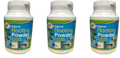 Doff Pack of 3 Natural Rooting Powder for Plant and Cuttings 75grams