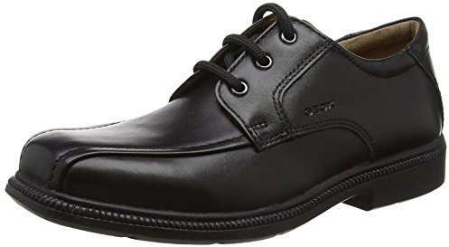 Geox boys J52D1H00043C9999 JR FEDERICO H Derbys, BLACK, 4 UK