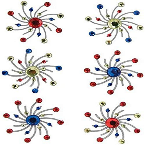 Karen Foster Design, Scrapbooking and Craft Embellishment, Swirl Burst Brads, Sparklers