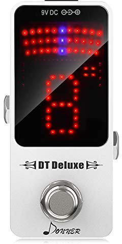 Donner DT Deluxe Guitar Tuner Pedal ±1 Cent True Bypass