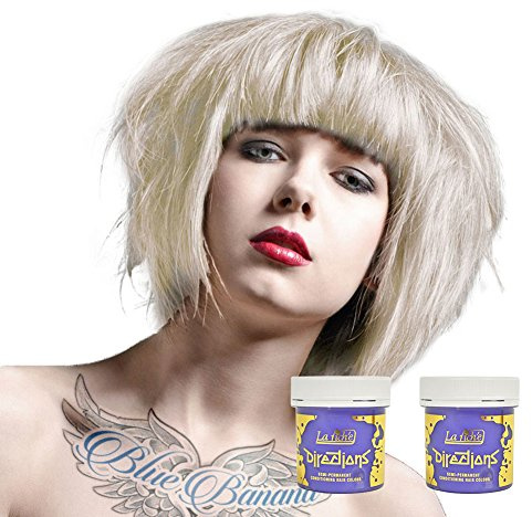 2x La Riche Directions Haarfarbe 88ml (White - Weiß)