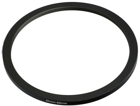 vhbw Bague d'adaptation de Filtre Step-Down de 95 mm vers 86 mm pour Objectif d'appareil Photo - Réducteur, métal, Noir