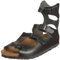 Birkenstock Unisex-Erwachsene Athen Leder Sandalen, Schwarz (Schwarz), 35 EU