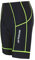 Airtracks Herren Fahrradhose Kurz Radhose Pro Kurze MTB Radlerhose Mountainbike 3D Coolmax Gepolstert Atmungsaktiv Reflektoren S M L XL XXL XXXL XXXXL 3XL 4XL - schwarz-neon - L - Herren